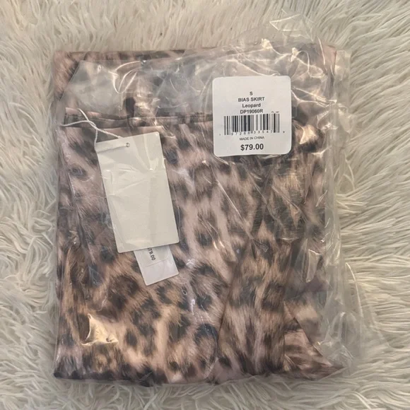 Steve Madden Animal Print Satin Slip Maxi Skirt - Picture 5 of 5